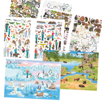 DEPESCHE Malbuch Create your ZOO mit Stickern