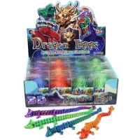 Drachenei 3D Magic Ø6,5x8,5cm 4fach sortiert