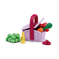 Braunes Pferd mit Stallpicknick-Zubehör von Schleich...