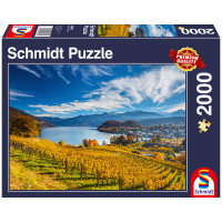 Puzzle Weinberge mit 2000 Teilen, detailreiche...