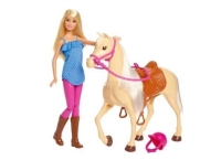 Barbie Spielset Puppe und Pferd