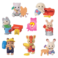 Sammelfiguren Sylvanian Families Babyfreunde Baustelle...