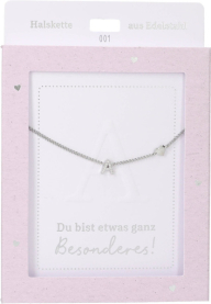 Halskette Buchstabe silber