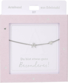 Armband Buchstabe silber