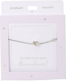 Armband - zwei Herzen