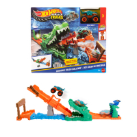 Hot Wheels Monster Trucks Krokodil Crash Challenge