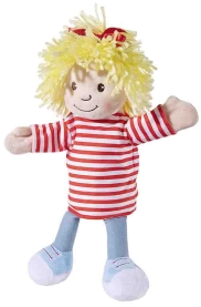 HEUNEC Handspielpuppe Meine Freundin Conni rot/weiß/blau