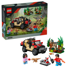 LEGO Jurassic World Raptor: Verfolgungsjagd mit dem Geländewagen