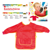 Rote Bastelschürze für Kinder im Alter von 9-10...