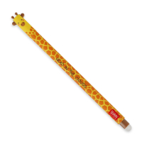Transparenter Radierstift mit blauer Tinte und...