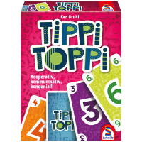 Kartenspiel Tippi Toppi mit bunten Karten und einfacher...