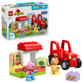 LEGO duplo Peppa Pig Traktor und Marktstand