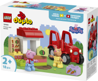 LEGO duplo Peppa Pig Traktor und Marktstand