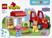 LEGO duplo Peppa Pig Traktor und Marktstand