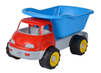 Sandfahrzeug LKW Kipper rot/blau