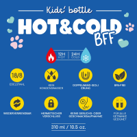 Thermosflasche für Kinder - Hot&Cold BFF - Panda