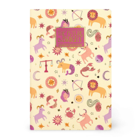 Blanko Notizbuch - Medium - A5-Format - Zodiac