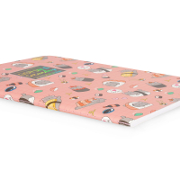 Blanko Notizbuch - Medium - A5-Format - Sushi Cat