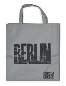 Mini-Shoppingbag Skyline grau