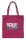 Baumwoll-Shoppingbag Skyline Bär rot