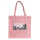 Baumwoll-Shoppingbag pink BERLIN Skyline