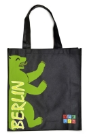 Shoppingbag BERLIN Bär schwarz-grün