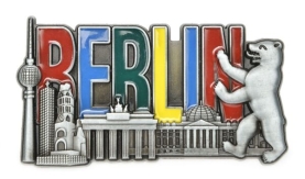 Magnet BERLIN Skyline Relief Metall