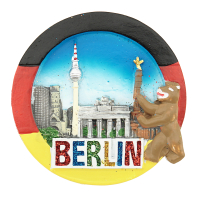 Polymagnet Skyline bunt rund