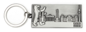 Schlüsselanh. Metall BERLIN Bär Skyline