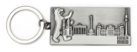 Schlüsselanh. Metall BERLIN Bär Skyline