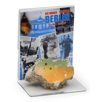 Acryl-Aufsteller mit Stein