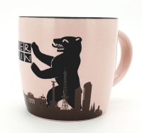 Tasse BERLIN Skyline Bär pastell rosa