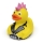 Ente BERLIN Punk gelb