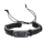Lederarmband BERLIN schwarz-silber