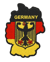 Aufnäher GER Karte mit Adler