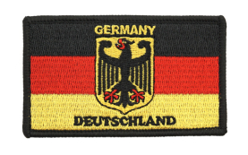 Aufnäher Flagge Rund mit Adler