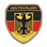Aufnäher Wappenform GER mit Adler