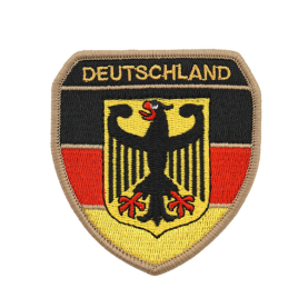 Aufnäher Wappenform GER klein mit Adler