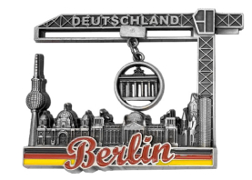 Magnet Metall Kran mit versch. Motiven