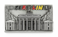 Metall Magnet B`Tor mit Hintergrund Berlin