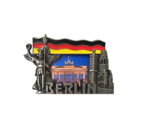 Metall Magnet mit Foto B`Tor Goldelse/Flagge/Gedächnis K.
