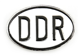 Pin DDR Schild