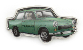 Pin Trabant grün