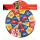 Idena Klettball-Dart D35cm mit 4 Klettbällen