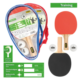 Idena Tischtennis-Set "Training" - FSC® 100 %, 5-teilig