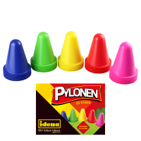 Idena Pylonen 5 Farben 8x7cm 25 Stück