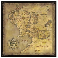 Der Herr der Ringe Mittelerde-Karte Puzzle 1000 Teile