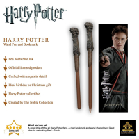 Harry Potter Zauberstab-Kugelschreiber & Lesezeichen Harry Potter
