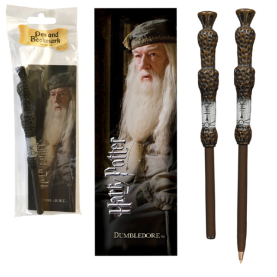 Harry Potter Dumbledore Zauberstab-Kugelschreiber & Lesezeichen