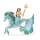 Fantasievolles Spielset: Schleich Bayala Eyela auf Unterwasserpferd mit Meerjungfrau-Figur.